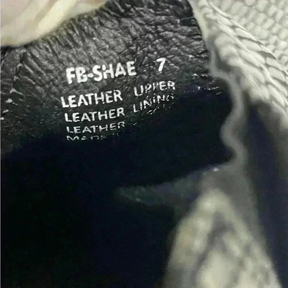 FREEBIRD BY STEVEN Shae Women’s Gray Silver Leather Lizard Clog Mules US 7 - Picture 7 of 12